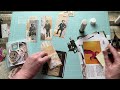 Grounding Tim Holtz Paper Dolls, Sitting and Leaning