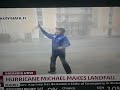 Hurricane Michael exaggerating winds