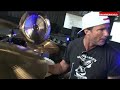 Chad Smith: Warming Up and Soundcheck (Backstage) #chadsmith #drummerworld