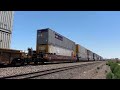 BNSF 6548 Leads a Fast Z Train in Holbrook, Arizona