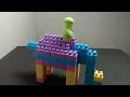 Assembling Lego blocks into an elephant