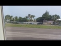 Landing at the Princess Juliana Airport, September 2013