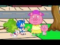 Sonic Sad Life Story - BB Sonic And His Blind Father - Sonic The Hedgehog 2 Animation