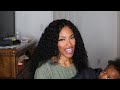 NO LEAVE OUT Sew In w/ Middle Part | Jasmine Defined