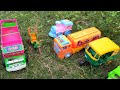 In the ground car, tractor, auto rickshaw, oil tanker find toy and body part attachment | tractor