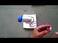 How to Make an Electric Table Fan using Bottle - Easy Way