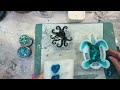#334 Resin Order - Octopus And Turtle Today With Gorgeous Glitter!
