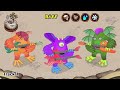 All Quad Element Monsters - All Islands, Sounds and Animations (My Singing Monsters)