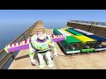 GTA 5 Woody vs Buzz Lightyear Water Ragdolls & Fails [Toy Story] #2