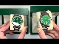 REAL VS. FAKE ROLEX OYSTER PERPETUAL 124300 41MM WRISTWATCH COMPARISON