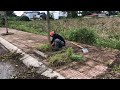 My neighbor is the crazy guy who cleans the sidewalk ASMR