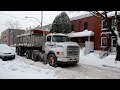 MONTREAL SNOW REMOVAL OPERATION IN VERDUN