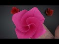 Easiest Origami Rose Ever! - How to Fold - Valentine's Day Gift