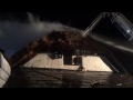 Scotch Piper Thatched Roof Fire, Lydiate, Lancashire.