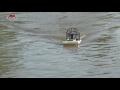 HobbyKing Swamp Dawg Air Boat (ARR) in the water at Sengkang Riverside Park RC Boating