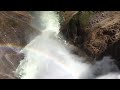 Yellowstone waterfall & rainbow