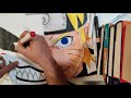 Drawing Naruto and Kurama- A tribute to the 9 tailed fox part 2