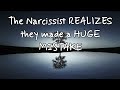 The #narcissist realizes they made a mistake when they lost you.  You're the one that got away!