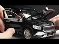 Unboxing of Mercedes Maybach GLS 600 Diecast - Bouncing Car with Star Lighting Roof