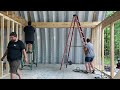 Building an apartment inside a quonset hut.  Part 1