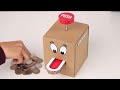 How To Make A Coin Bank From Cardboard | Easy & Awesome Cardboard Project