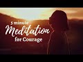 5 Minute Christian Meditation for Anxiety and Fear