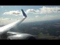Boeing 767 Take off Mallorca and landing at Arlanda airport + Alcudia + Mont Blanc.