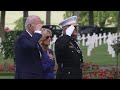 Biden honors US war dead with a cemetery visit ending a French trip that served as a rebuke to Trump
