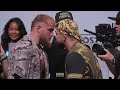 Jake Paul vs. Mike Perry Press Conference Staredown | MMA Fighting