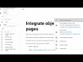 Integrate objects in your pages