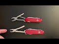 Victorinox SAK pliers vs Wenger SAK pliers