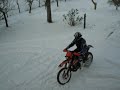 KTM EGS 250 2T '95 GIRETTO SU NEVE 10.02.2013