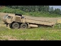 10-ton Truck Dives into the Mud! - US Army Vehicle Recovery Training