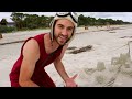 How to Build a Sandcastle for Kids 🏝️🦀/// Danny Go! at the Beach