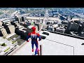 GTA 5 Epic Ragdolls | Spiderman and Colorful Spiderman Jumps/fails (Euphoria Physics Funny Ragdolls)