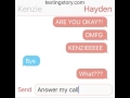 Kenzie pranks on Hayden