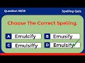 Spelling Quiz | Can You Score 25/25? | #Challenge 23