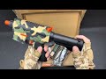 Unboxing special forces weapon toys, AUG assault rifle, M416 assault rifle, MP5 submachine gun