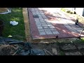 helping my friend with a patio.
