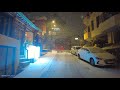 [4K] Bukchon Snowfall Night and Frozen Roads in Seoul Lead to Traffic Chaos 폭설이 내린 서울 북촌한옥마을의 밤