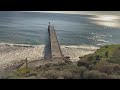 Gaviota Beach & Pier from Amtrak Coast Starlight Train