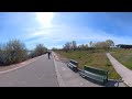 360 VR 5K - E-bike Experience Along the Columbia River in Washington on Spring Day