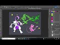 Pokemon Coloring in Photoshop | Kids Coloring in Photoshop
