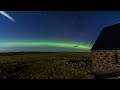 Aurora time-lapse shot from Scotland and Iceland