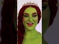 Start Vs end of Shrek? #makeup #creativemakeup