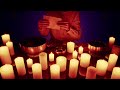 ASMR Singing Bowls & CRINKLES 🕯️by Candlelight (blown out 1 by 1)