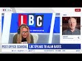 Alan Bates reacts to ‘rehearsed testimony’ by Paula Vennells | LBC
