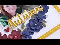 Autumn Wreath Layout | Scrapbook process video | Simple Stories | Becki Adams
