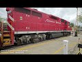 Locomotive doing the run around at Conway Scenic Railroad! - 11 MAY 2024