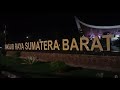 Suasana malam hari di Masjid Raya Sumatera Barat.